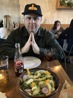 Outstanding ceasar salad  at Nic's on Beverly in Los Angeles