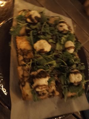 Ricotta pizza at Nic's on Beverly in Los Angeles