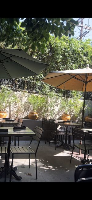 Outdoor Seating 💚  at Nic's on Beverly in Los Angeles