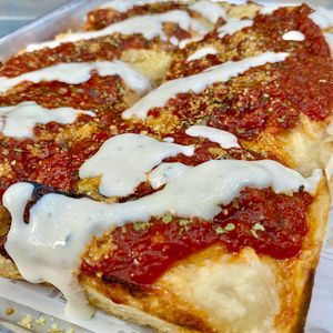 Wood Fired Detroit Style Pizza at Nic's on Beverly in Los Angeles
