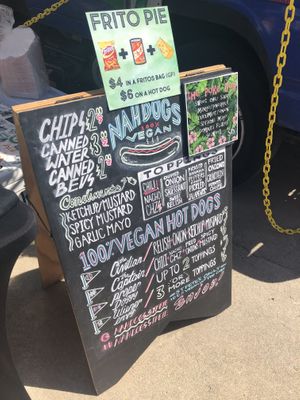 Menu  at Nah Dogs in St Petersburg