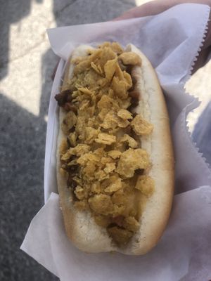 Frito Pie Hot Dog   at Nah Dogs in St Petersburg