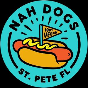 Nah Dogs, Vegan Hot Dog Cart at Nah Dogs in St Petersburg