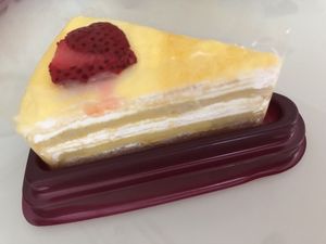 Packed durian crepe, comes with nice box  at Double Durian - VivoCity  in Central Singapore