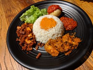 Mushroom Rendang rice at Double Durian - VivoCity  in Central Singapore