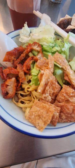 Dry noodles at Kopi Kopi in Central Singapore