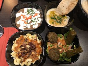 The “Try All" at Koshari House in Malmo