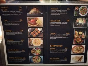 Selection at Koshari House in Malmo