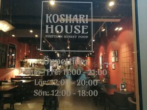 Schedule at Koshari House in Malmo