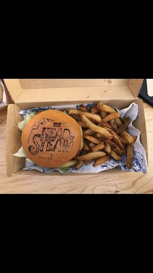 Burger at Head of Steam in Hull