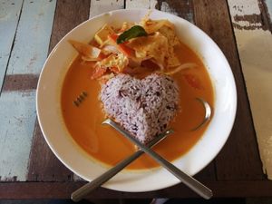 Panang curry at Basil Bistro in Koh Phi Phi