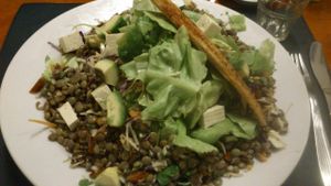 'super protein' lentil / tofu salad at Buenos Aires Verde - Gorriti in Buenos Aires
