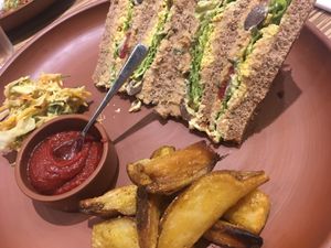 Vegan tuna sandwich  at Buenos Aires Verde - Gorriti in Buenos Aires