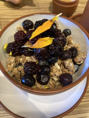 Granola with almond milk  at Buenos Aires Verde - Gorriti in Buenos Aires