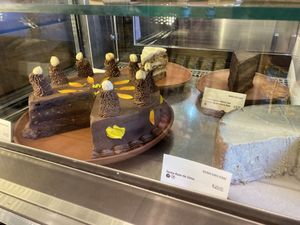 Some of the vegan cakes  at Buenos Aires Verde - Gorriti in Buenos Aires