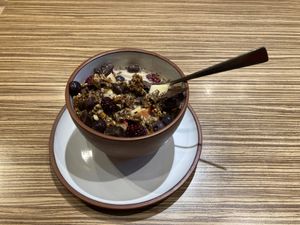 Granola bowl at Buenos Aires Verde - Gorriti in Buenos Aires