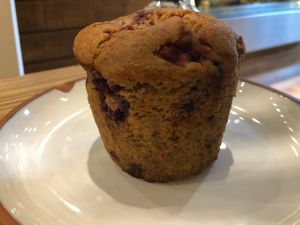 Vegan berry muffin at Buenos Aires Verde - Gorriti in Buenos Aires