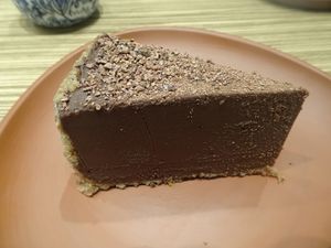 raw vegan chocolate cake :-) at Buenos Aires Verde - Gorriti in Buenos Aires