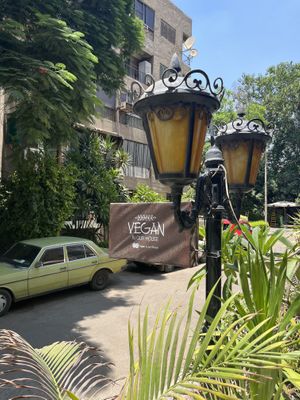 Outside  at Vegan In Our House in Cairo