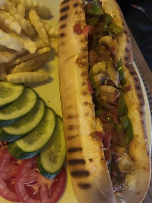 Mexican sandwich  at Vegan In Our House in Cairo