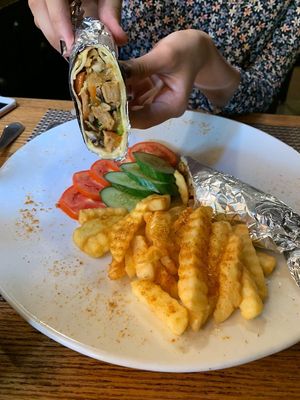 "Chicken" Fajita Sandwich at Vegan In Our House in Cairo