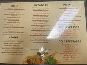 Menu nov 2024  at Vegan In Our House in Cairo