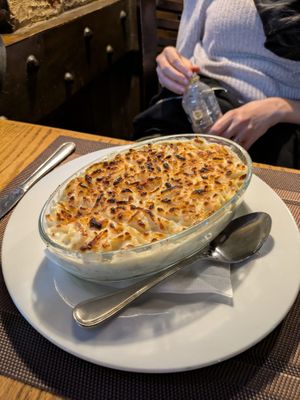 Negresco pasta bake at Vegan In Our House in Cairo