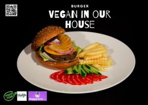 Hawaii Burger at Vegan In Our House in Cairo