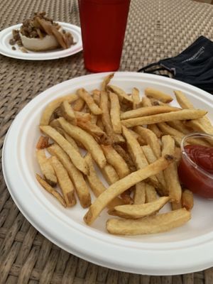 small order of fries at Modern Times Beer in Santa Barbara