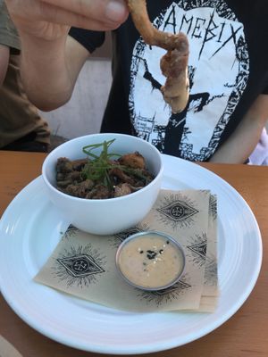 Fried Mushrooms  at Modern Times Beer in Santa Barbara