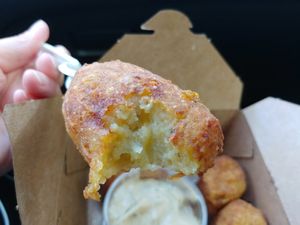 Croquettes so delicious at Modern Times Beer in Santa Barbara