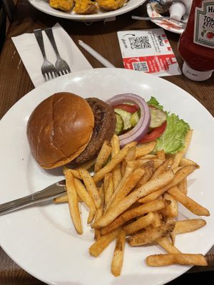 Beyond meat burger  at DFW - TGI Fridays - C8 in Dallas