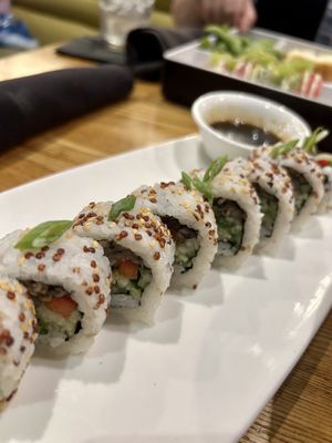 Treehugger Roll  at Universal Studios - The Cowfish Sushi Burger Bar in Orlando