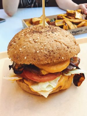 Hot Cheezy! Yum! at Las Vegan's - Corvin Plaza in Budapest