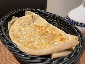 Garlic Paratha  at Radha Krishna Bhavan in South West London