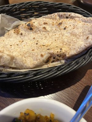 Chapati #Veganuary at Radha Krishna Bhavan in South West London