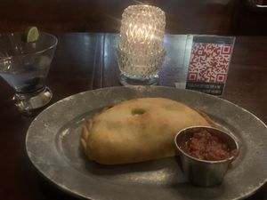 A vegan pasty  at Cornish Pasty Co in Boston