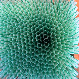 Environmental friendly compostable straws, available upon request! at Sharky's in Boonton