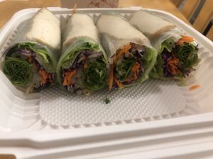 Thai salad Veggie roll with tofu  at Sabai Sabai Thai Kitchen in Oceanside