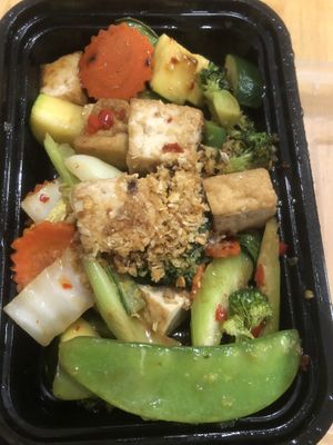 Mixed vegetable in garlic sauce  at Sabai Sabai Thai Kitchen in Oceanside