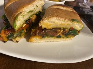 Vegan panini  at Javalato in Colorado Springs