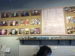 Drink menu at Javalato in Colorado Springs