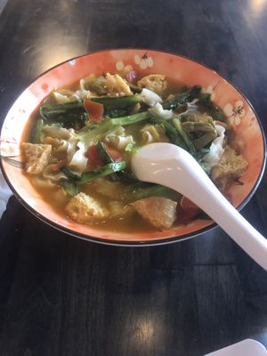 Vegan noodle bowl  at Javalato in Colorado Springs