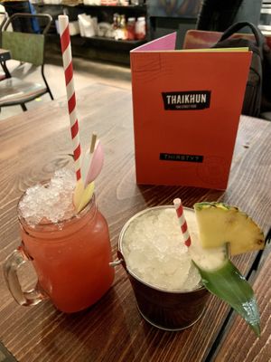 Virgin cocktails at Thaikhun in Bath