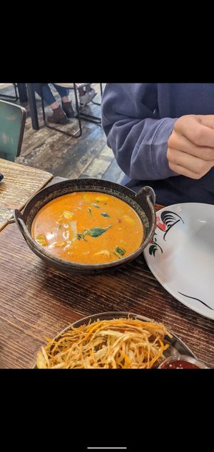 Red Thai curry at Thaikhun in Bath