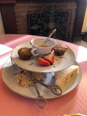 Tea time spread at Old Caledonian Bed & Breakfast in Caledonia