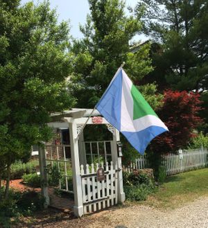 We’re flying the vegan flag at the Old Caledonian!🌱❤️ at Old Caledonian Bed & Breakfast in Caledonia