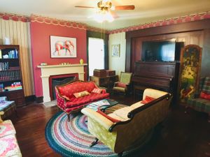 Our beautiful library at Old Caledonian Bed & Breakfast in Caledonia
