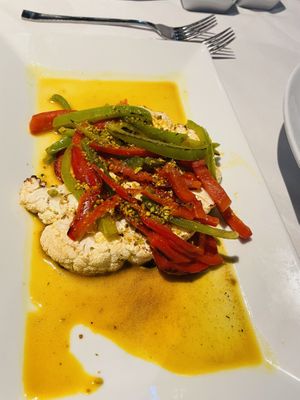 Cauliflower - not much flavor. Skip this dish    at Loveria Caffè in Colleyville