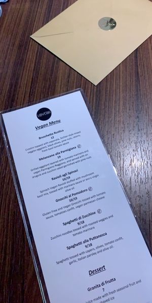 Liberia’s vegan menu at Loveria Caffè in Colleyville